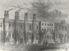 LONDON. Pimlico. Chelsea Manor House 1880 old antique vintage print picture