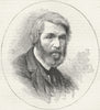 PORTRAITS. Chelsea. Thomas Carlyle 1880 old antique vintage print picture