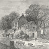 LONDON. Kensington. Halfway House pub, 1850 1880 old antique print picture