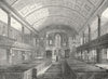 LONDON. Kensington. Church, 1850 1880 old antique vintage print picture