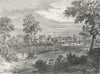 LONDON. Kensington. about 1750 1880 old antique vintage print picture