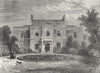 LONDON. Holland House. Earl's Ct(ex John Hunter's) 1880 old antique print