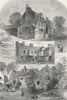 KENSINGTON. Holland House. Manor; Tavern; Little 1880 old antique print