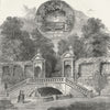 HOLLAND HOUSE. Rogers Seat & Inigo Jones Gateway  1880 old antique print
