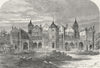 LONDON. Holland House 1880 old antique vintage print picture
