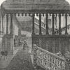LONDON. Holland House. stairs  1880 old antique vintage print picture