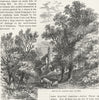 LONDON. Bayswater. House, Craven Hill in 1760 1880 old antique print picture