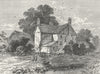 LONDON. Notting Hill. Portobello Farm, 1830 1880 old antique print picture