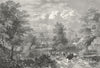 LONDON. Notting Hill & Bayswater. in 1750 1880 old antique print picture