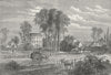 LONDON. Paddington. Green in 1750 1880 old antique vintage print picture