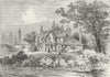 PADDINGTON. Mrs Siddons House, Westbourne Green, 1800 1880 old antique print