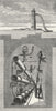 LONDON. Subway, Holborn Viaduct 1880 old antique vintage print picture