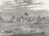 LONDON. St John's Wood. Lord's Ground in 1837 1880 old antique print picture