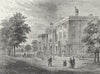 ST JOHN'S WOOD. Eyre Arms pub in 1820 1880 old antique vintage print picture