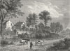 LONDON. Regent's Park. Farm, 1750 1880 old antique vintage print picture
