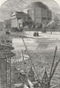 LONDON. Regent's Park. Colosseum in 1827 1880 old antique print picture