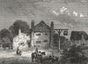 CAMDEN. & Kentish Town. Mother Red Cap pub, in 1746 1880 old antique print