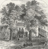 LONDON. Assembly rooms, Kentish Town, 1750 1880 old antique print picture
