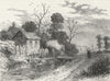 LONDON. St Pancras. Fleet River, 1825 1880 old antique vintage print picture