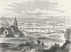 LONDON. St Pancras. Ft of 1880 old antique vintage print picture
