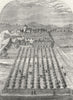 LONDON. St Pancras. Wells & Church, in 1700 1880 old antique print picture
