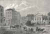 LONDON. Somers Town & Euston Sq. Polygon, in 1850 1880 old antique print