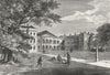 SOMERS TOWN. Euston Sq. Front, Foundling Hospital 1880 old antique print
