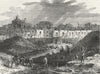 LONDON. Dust-Heaps, Somers Town, in 1836 1880 old antique print picture