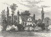 LONDON. Holloway. Claude Duval's House, in 1825 1880 old antique print picture