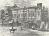 LONDON. Highgate. Cromwell House  1880 old antique vintage print picture