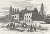 LONDON. Highgate. Hornsey Wood House, 1800 1880 old antique print picture