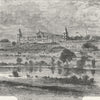 LONDON. Hornsey. Alexandra Palace(1876) 1880 old antique vintage print picture