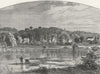 LONDON. Hampstead. Highgate Ponds 1880 old antique vintage print picture
