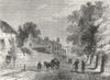 HAMPSTEAD. Heath & Upper Flask. pub, about 1800 1880 old antique print picture