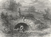 HAMPSTEAD. Rosslyn Hill. Shepherd's Well in 1820 1880 old antique print