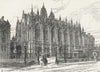 LONDON. Columbia Market, Hackney 1880 old antique vintage print picture