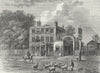 LONDON. Tottenham. Bell pub, Edmonton 1880 old antique vintage print picture