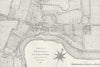 TWICKENHAM. Plan of Twickenham  from the survey by Samuel Lewis, 1784 1888 map
