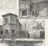 UXBRIDGE. The Treaty House, Uxbridge. Middlesex 1888 old antique print picture