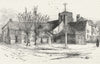 RUISLIP. View of Ruislip 1888 old antique vintage print picture