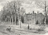 HENDON. Littleberries 1888 old antique vintage print picture