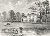 LONDON. Arnos Grove, Southgate 1888 old antique vintage print picture