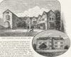 ENFIELD. Queen Elizabeth's Palace, 1568; from the North. Middlesex 1888 print