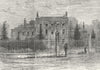 ENFIELD. Gough Park. Middlesex 1888 old antique vintage print picture