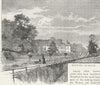 WOODFORD AND WALTHAMSTOW. Monkhams 1888 old antique vintage print picture