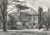 PLAISTOW AND EAST HAM. Anne Boleyn's Castle 1888 old antique print picture