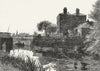 EDMONTON. The River Lea. Cook's Ferry public house 1888 old antique print