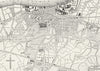 PLUMSTEAD AND EAST WICKHAM. Map of Woolwich and Plumstead 1888 old antique