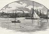 ERITH. Erith, from the River. Kent 1888 old antique vintage print picture