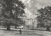BEXLEY. ERITH AND LESNES. Belvedere House 1888 old antique print picture
